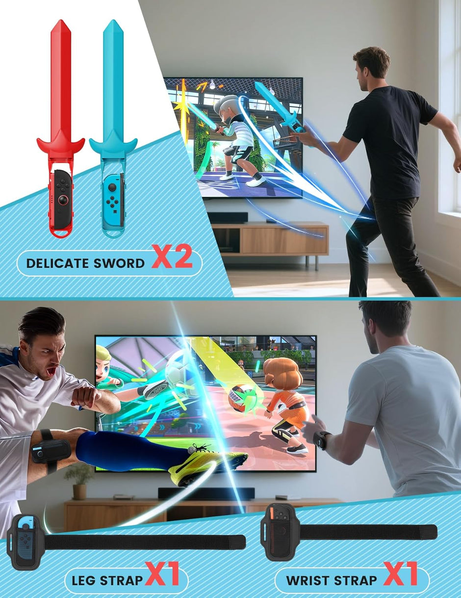 20 in 1 Sports Kit Accessories For Nintendo Switch 2