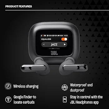JBL Live Beam 3 - True wireless noise-cancelling stick-closed earbuds