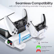 Horizontal Cooling Stand and Charging Station for PS5 Pro, & PS5 Slim Disc/Digital Edition