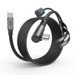 KIWI design Link Cable with Charging 16FT Compatible with Meta Quest 3S/3/2/Pro/Pico 4 Accessories and PC/SteamVR, USB 3.0 to USB C Link Cable with 5Gbps Super Speed for Extended Gameplay
