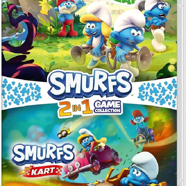 Smurfs 2-In-1 Game Collection: The Smurfs Mission Vileaf and Smurfs Kart - Nintendo Switch