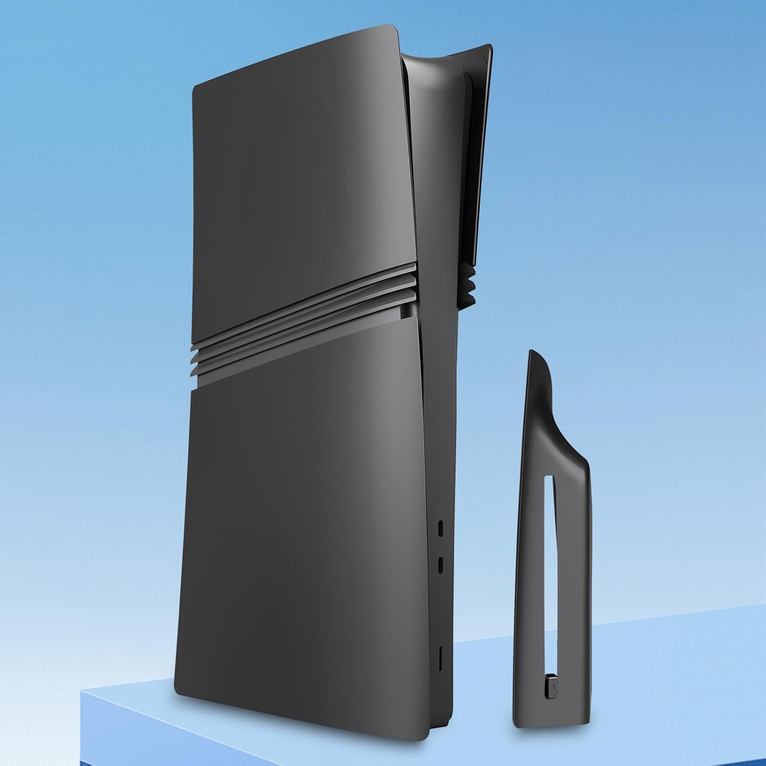 Black Plates Cover For PlayStation 5 Pro | PS5 Pro - Disc Ed.