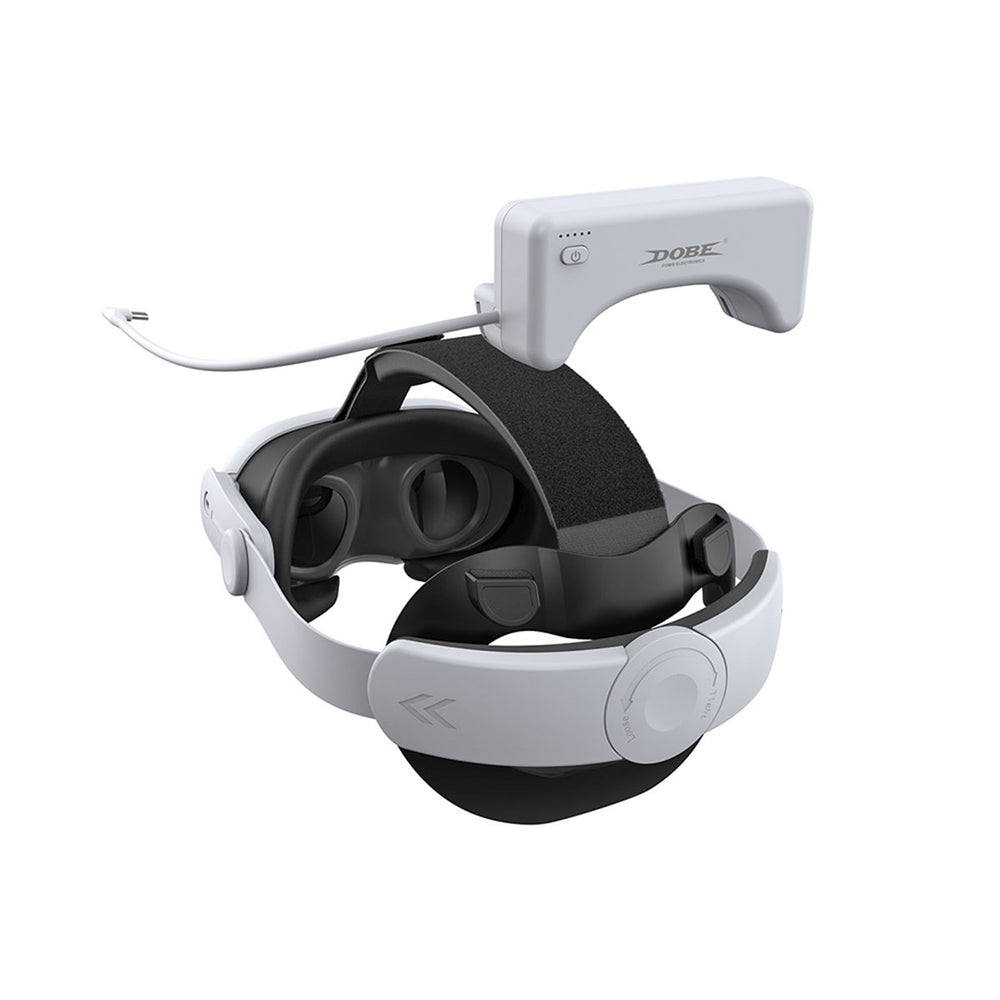 Dobe Adjustable Head Strap & Rechargeable Battery 18500mWh for Meta Quest 3 / Meta Quest 3S TY-3878