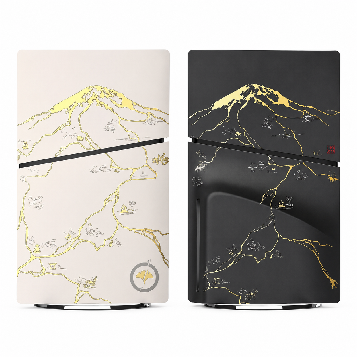 PS5 Slim Disc Edition Faceplate -  Ghost of Yotei Edition