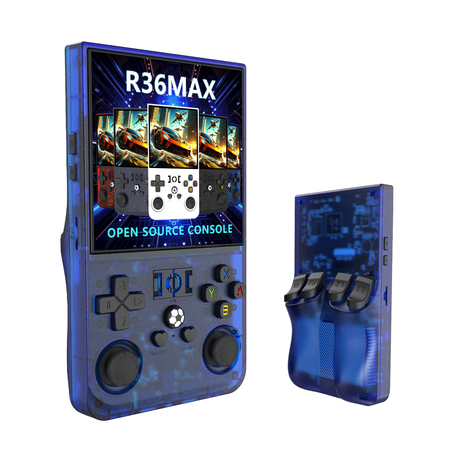 2026 R36 Max 4inch IPS 21000+ Games Video Handheld Game Players 4000mAh OS Linux System Hand Retro Game Console