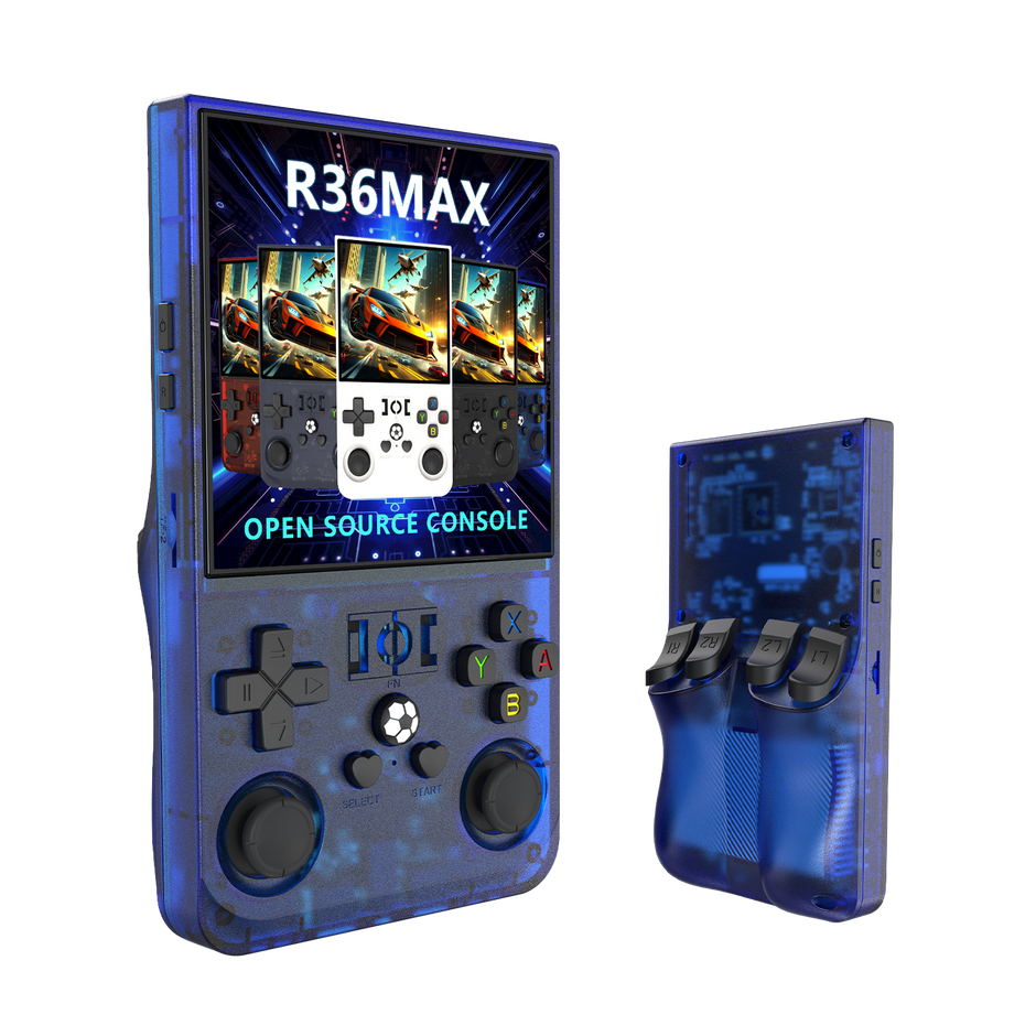 2026 R36 Max 4inch IPS 21000+ Games Video Handheld Game Players 4000mAh OS Linux System Hand Retro Game Console