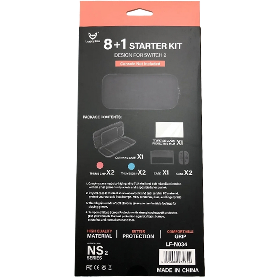 Lucky Fox 8+1 Starter Kit for Nintendo Switch 2