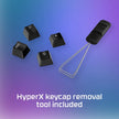 HyperX PBT Full Keycaps, US Layout, Black