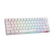 MeeTion MK005BT Dual Mode Wired/Bluetooth 60% Gaming Mechanical Keyboard - White