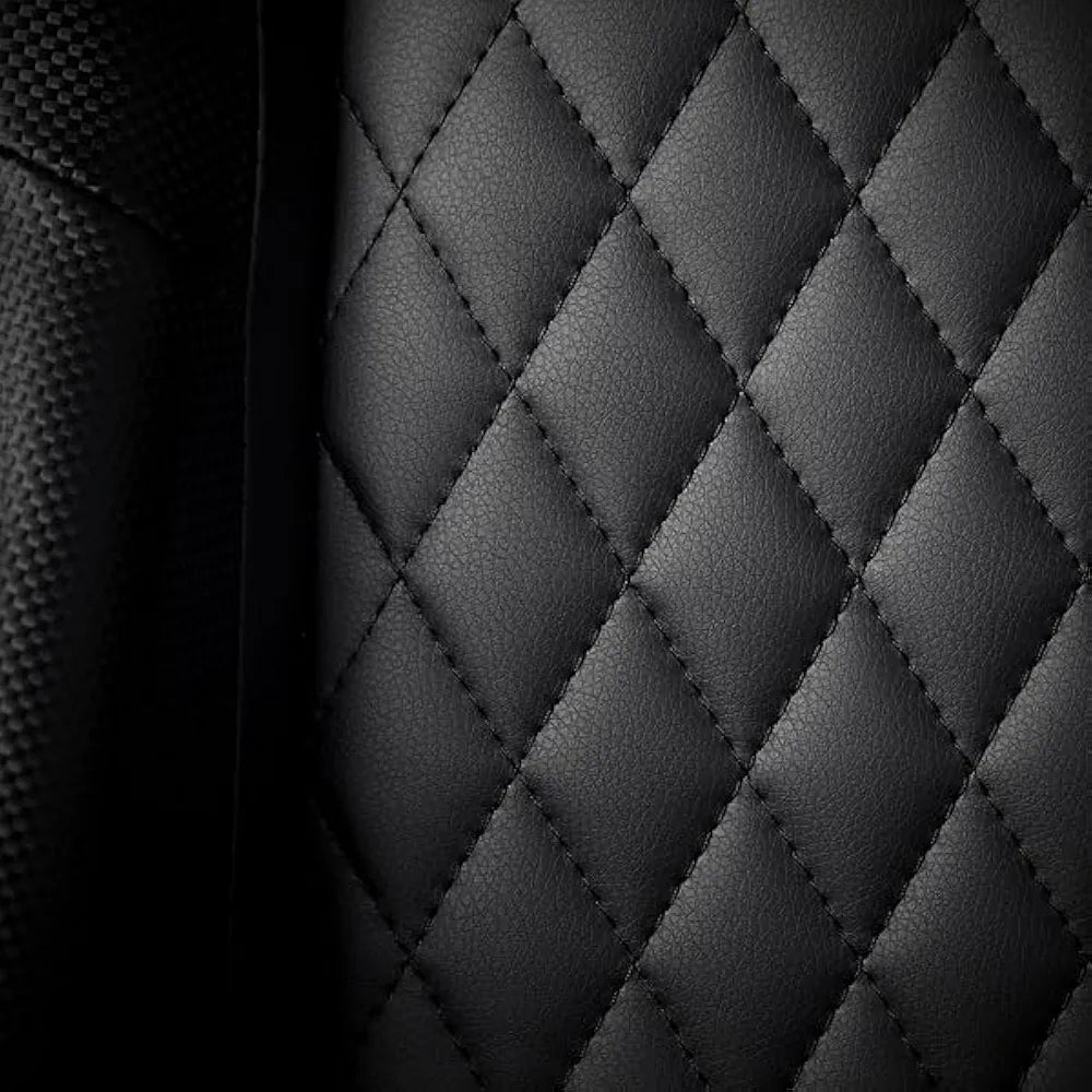 HyperX Jet Black Ergonomic Leather Gaming Chair - Black