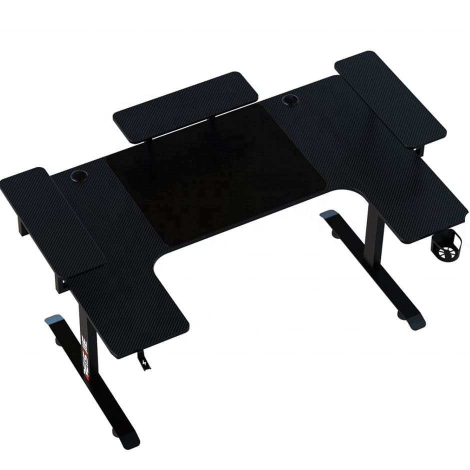 U8  U-Shaped RGB 160cm Gaming Desk with Cup & Headset Holder