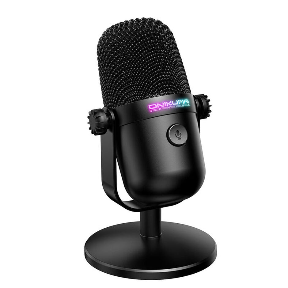Onikuma M830 Colorful RGB USB Condenser Gaming Microphone