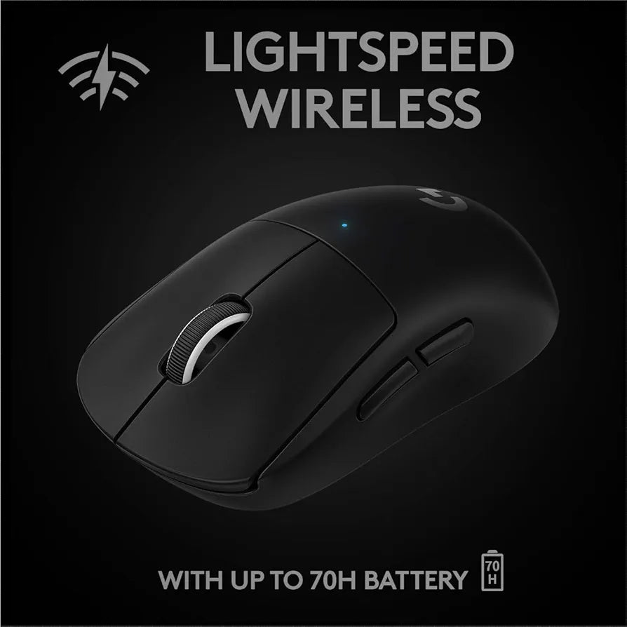 Logitech G PRO X Superlight Wireless Ultra-Lightweight Gaming Mouse - Black