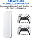 M15 Retro Game Stick, 4K HDMI Output & Wireless Controller Plug and Play Video Game Console with 19000+ Games, Arcade Game Console