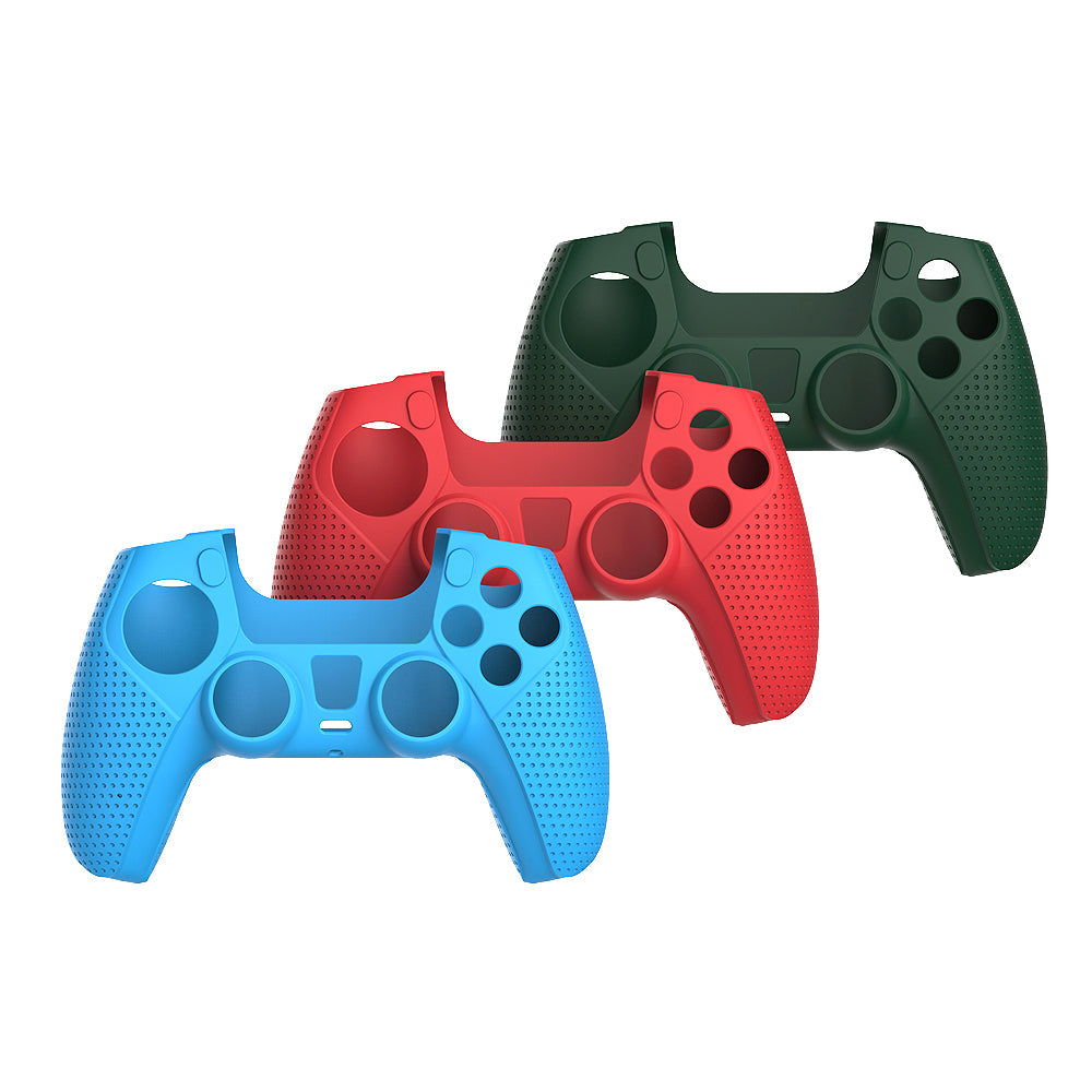DOBE Silicone Anti-Slip Cover with two Thumb Grips For PS5 Dualsense Controller