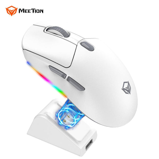 Meetion GW38 Wireless Tri-Mode Mouse with Magnetic Charging Dock