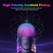 Onikuma M930 RGB USB Condenser Gaming Microphone