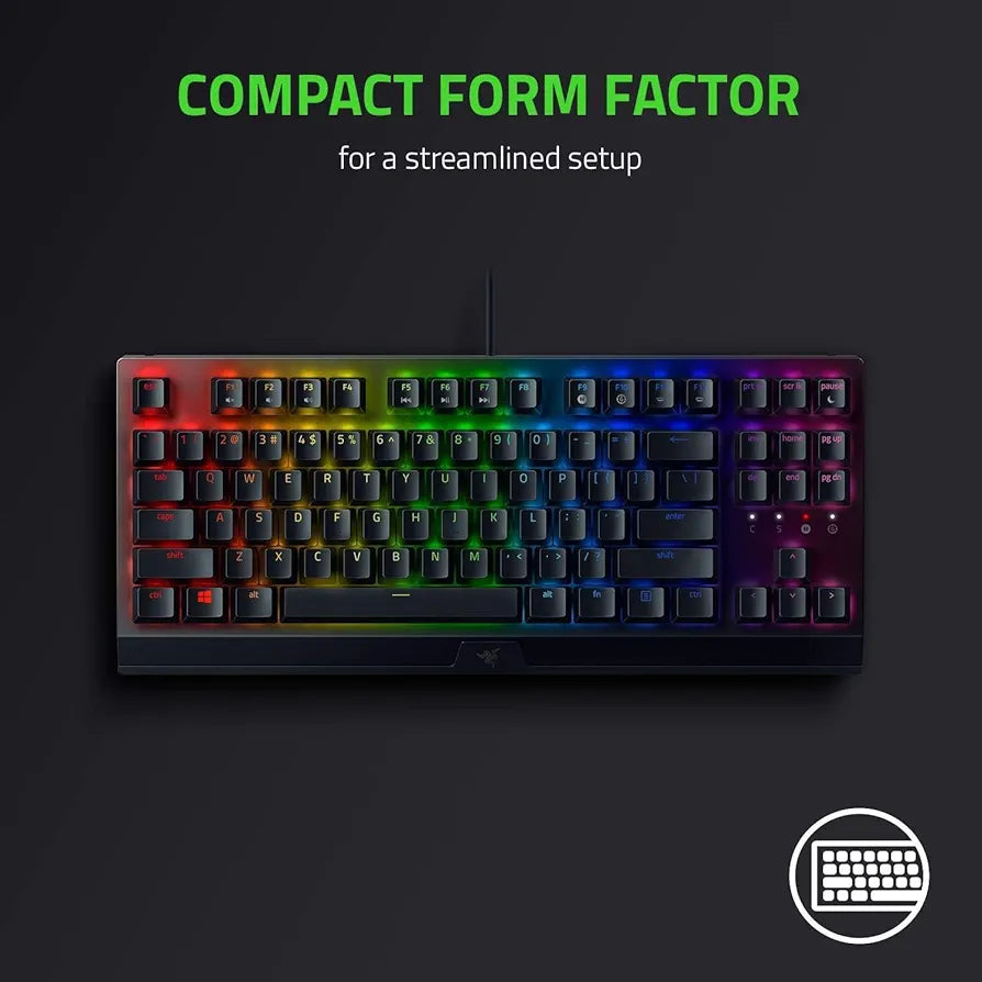 Razer BlackWidow V3 Tenkeyless - Wired Mechanical Gaming Keyboard