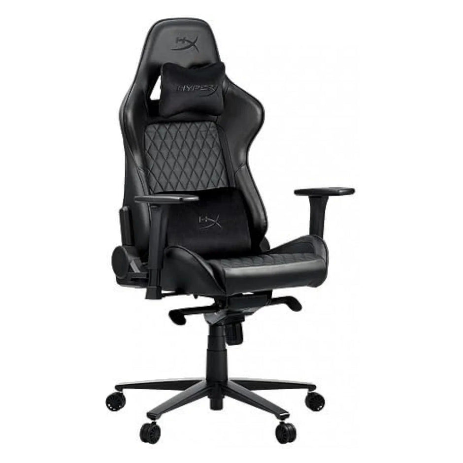HyperX Jet Black Ergonomic Leather Gaming Chair - Black