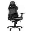 HyperX Jet Black Ergonomic Leather Gaming Chair - Black