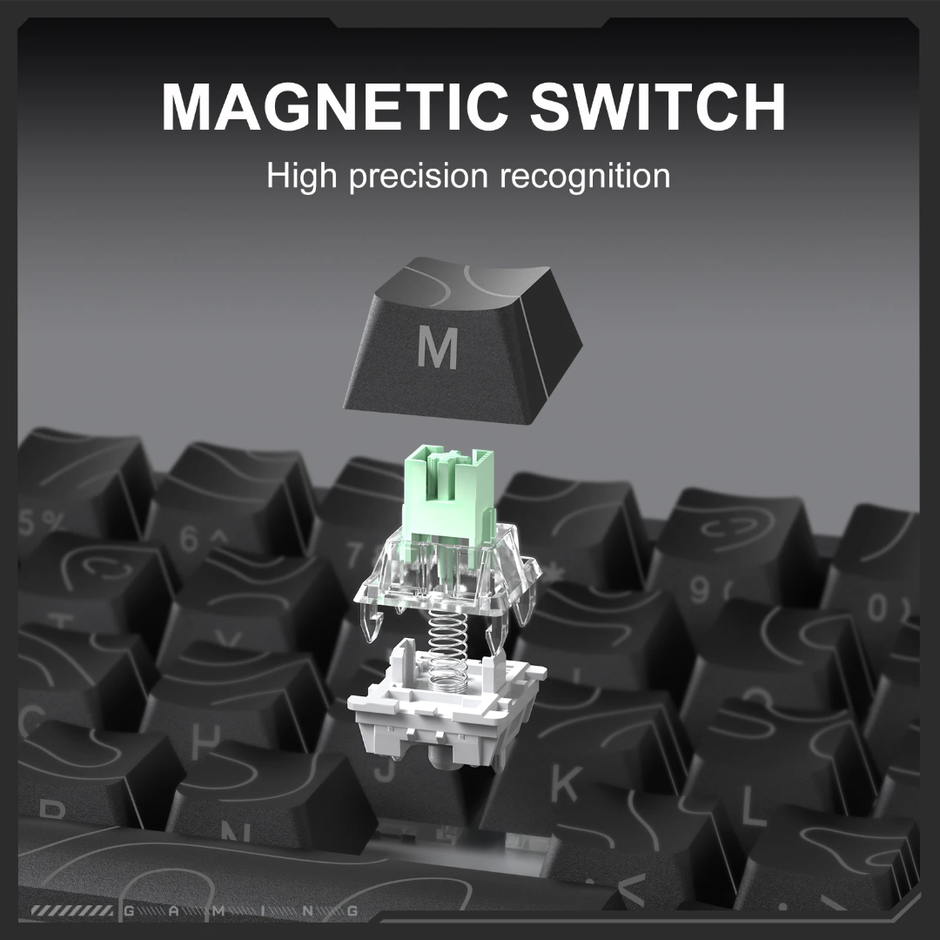 Onikuma G67 67-Key RGB Wired Hot-Swappable Mechanical Keyboard (Magnetic Switch)