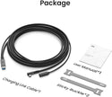 KIWI design Link Cable with Charging 16FT Compatible with Meta Quest 3S/3/2/Pro/Pico 4 Accessories and PC/SteamVR, USB 3.0 to USB C Link Cable with 5Gbps Super Speed for Extended Gameplay