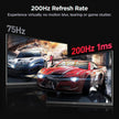 KOORUI G2722p 27 Inch 2K 200Hz QHD (2560 x 1440p) Fast IPS Screen, 1ms Response Time, HDR 400 Gaming Monitor