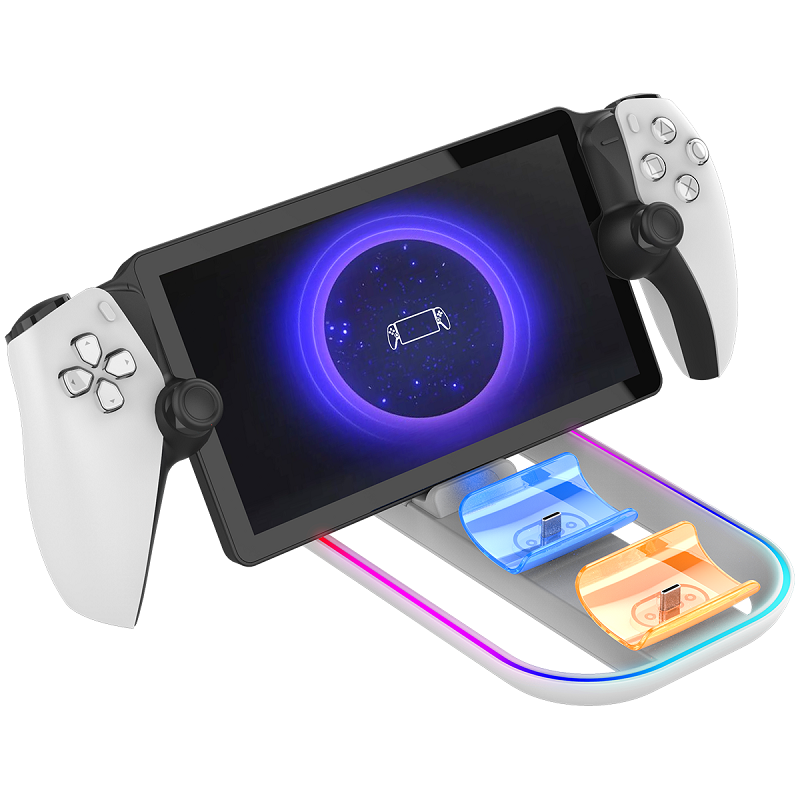 IPEGA RGB Charging Station for PS Portal  & PS5 Controllers - PG-P5P03