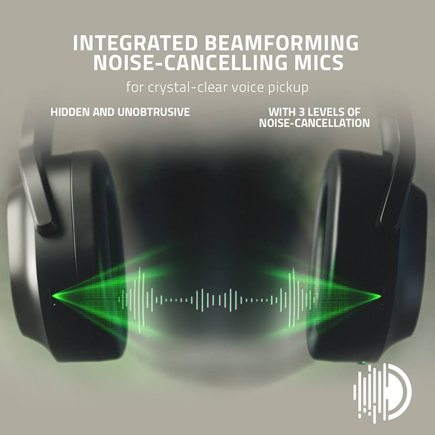 Razer Barracuda 2.4GHz Wireless + Bluetooth  Gaming Headset For Mobile, PC, PlayStation, Switch 2, Android, iOS