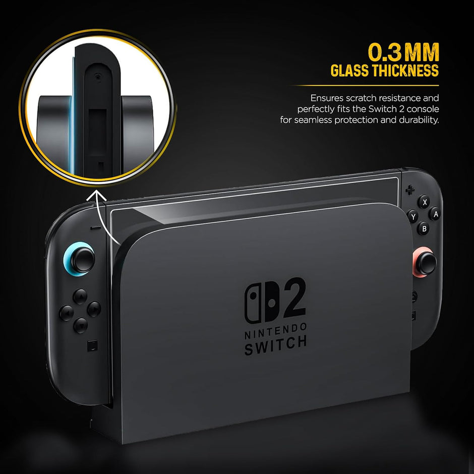 Tempered Glass Screen Protector For Nintendo Switch 2