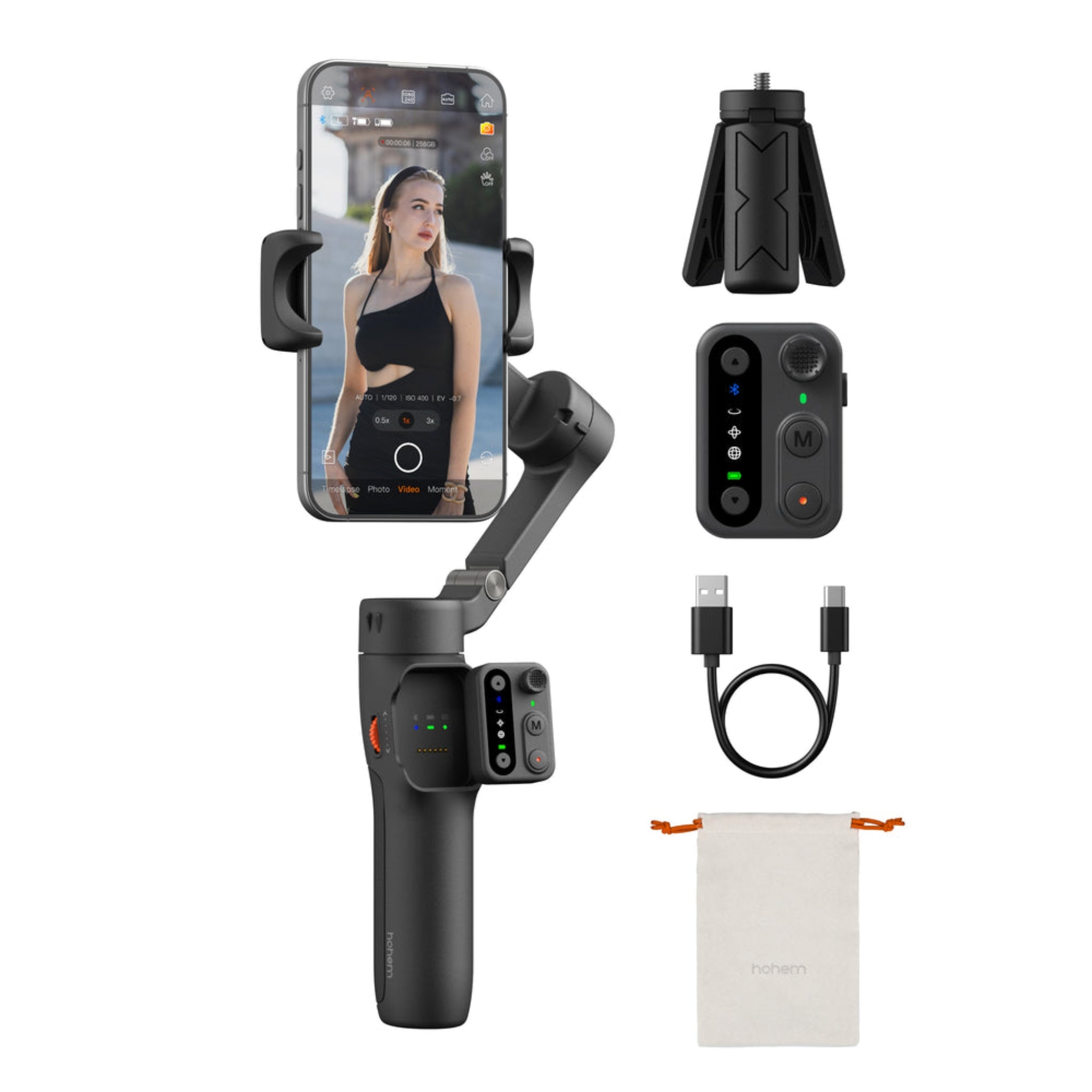 hohem iSteady X3 SE 3-Axis Gimbal Stabilizer with Detachable Remote Control