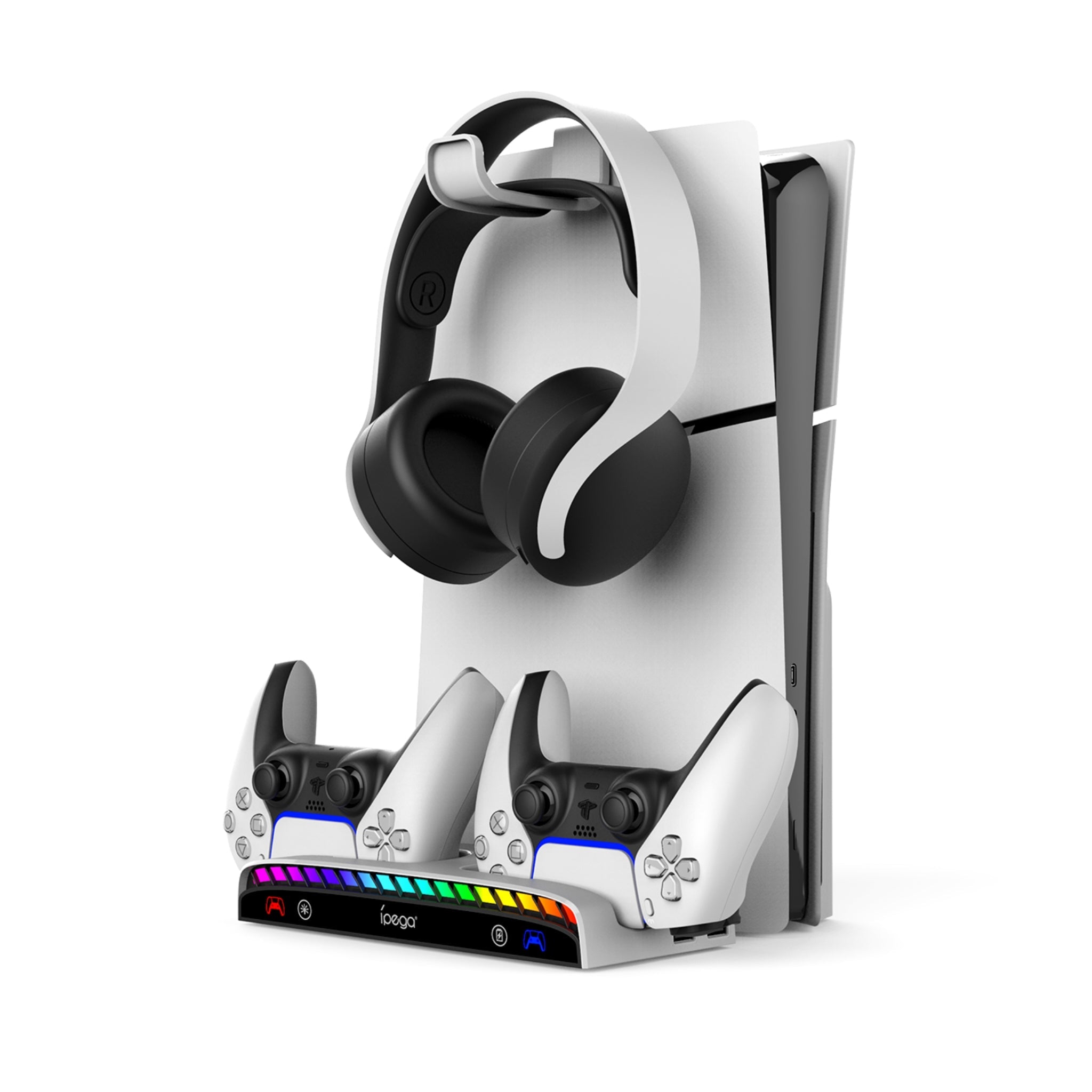 IPEGA Wall Mount Charging Dock with RGB Light For PP5 & PS5 Slim - PG-P5S011