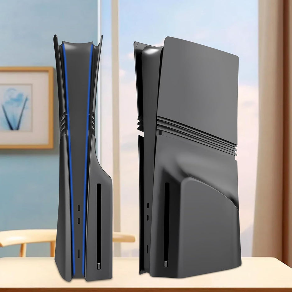 Black Plates Cover For PlayStation 5 Pro | PS5 Pro - Disc Ed.