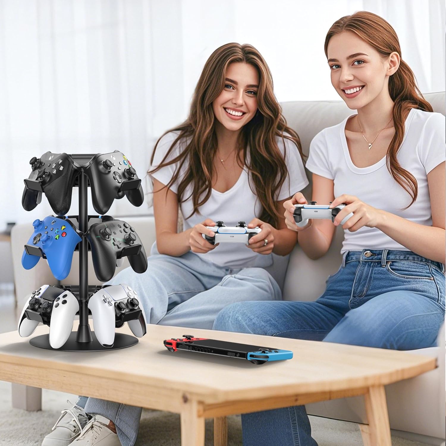 Oivo Universal Desk Stand For Controllers, Headset & Accessories -  3 Tiers