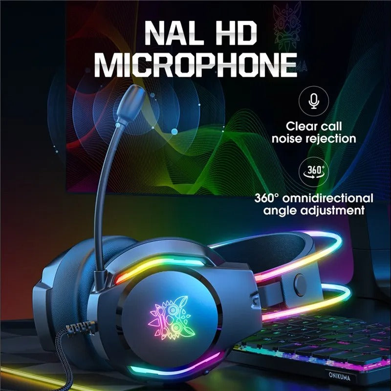 Onikuma X26 Professional RGB Gaming Headset