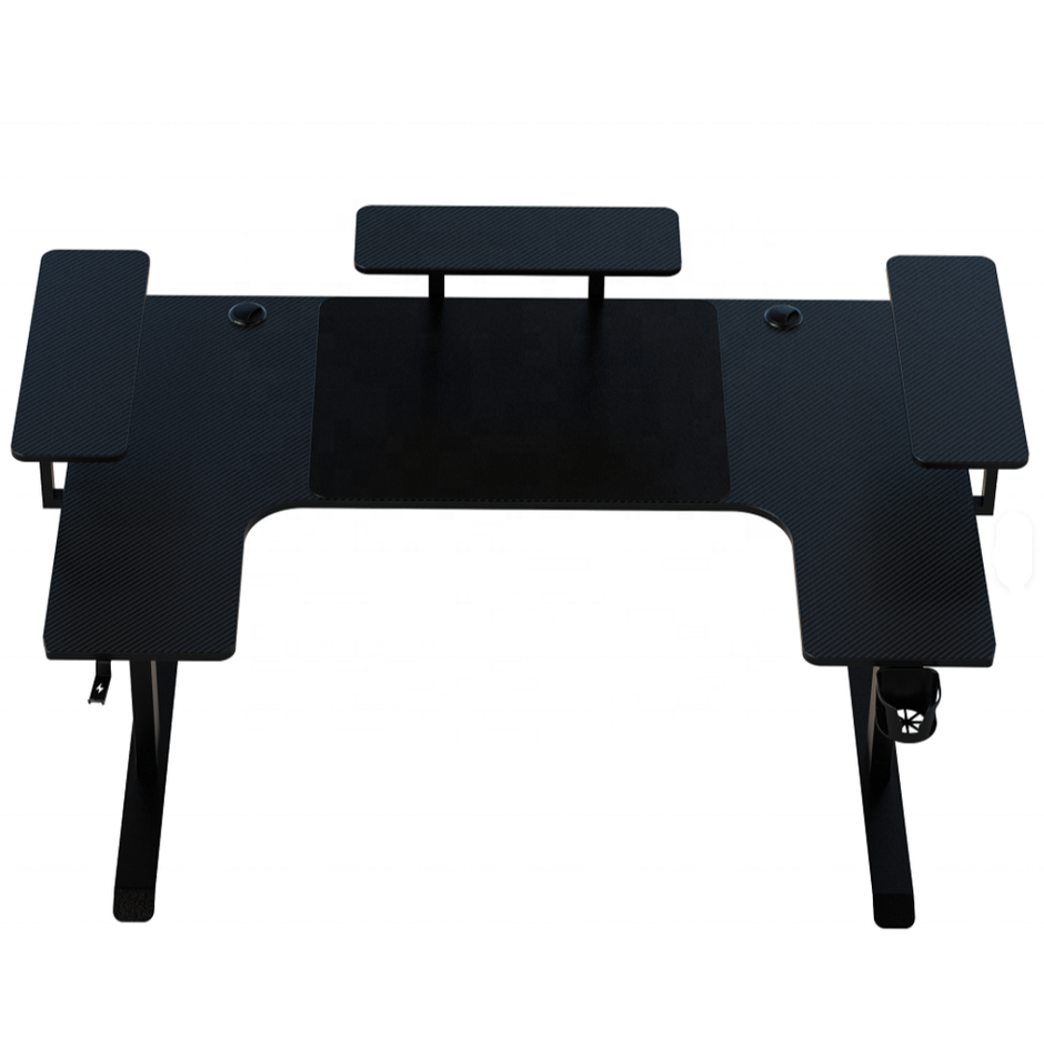 U8  U-Shaped RGB 160cm Gaming Desk with Cup & Headset Holder