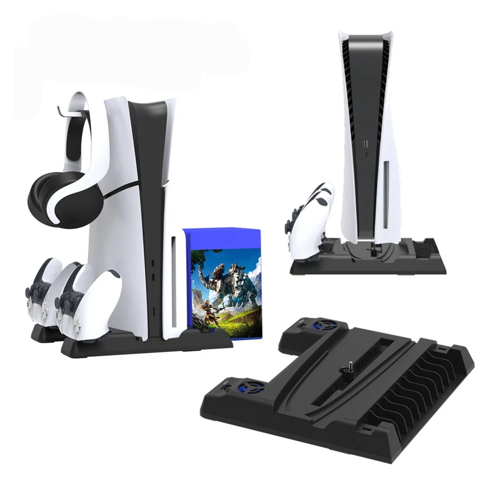 Dobe Multifunctional Cooling Stand with Charging Dock For PS5, PS5 Slim & PS5 Pro