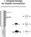 KIWI design Link Cable with Charging 16FT Compatible with Meta Quest 3S/3/2/Pro/Pico 4 Accessories and PC/SteamVR, USB 3.0 to USB C Link Cable with 5Gbps Super Speed for Extended Gameplay