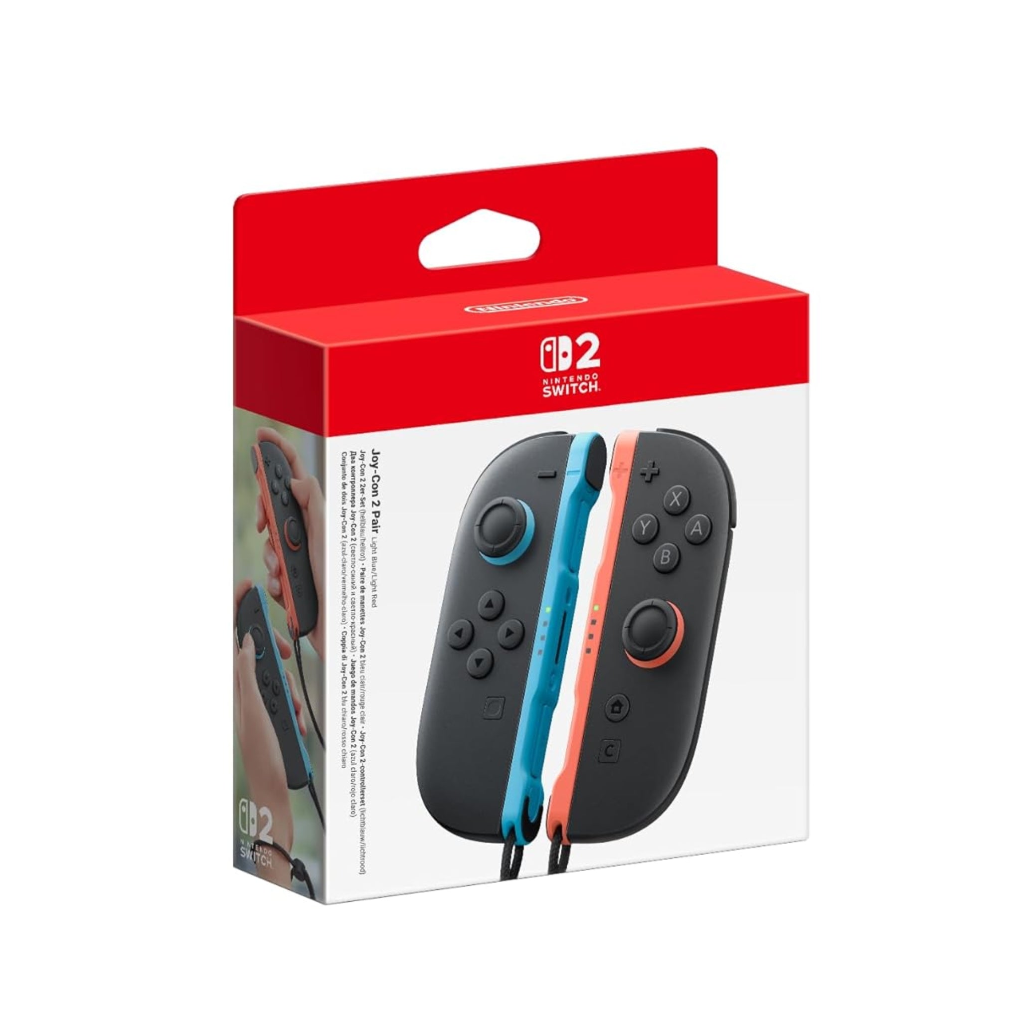 Nintendo switch 2 Joy-Con 2 Pair, Light Blue and Light Red