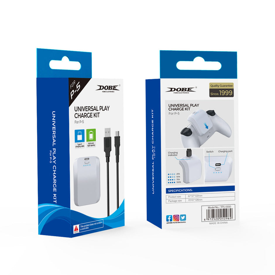 DOBE 1500mAh Battery Pack For PS5 Controllers - TP5-0550