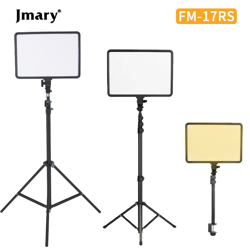 JMARY FM-17RS 17-inch Touch Control Dimmable LED Panel Light with MT-75 Tripod