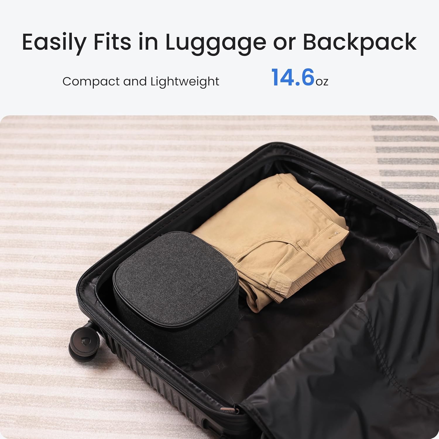 KIWI design P4 Carrying Case Compatible with Meta Quest 3S/3/2/Vision Pro Original Strap and Touch Controllers Accessories, Ideal for Travel and Home Storage