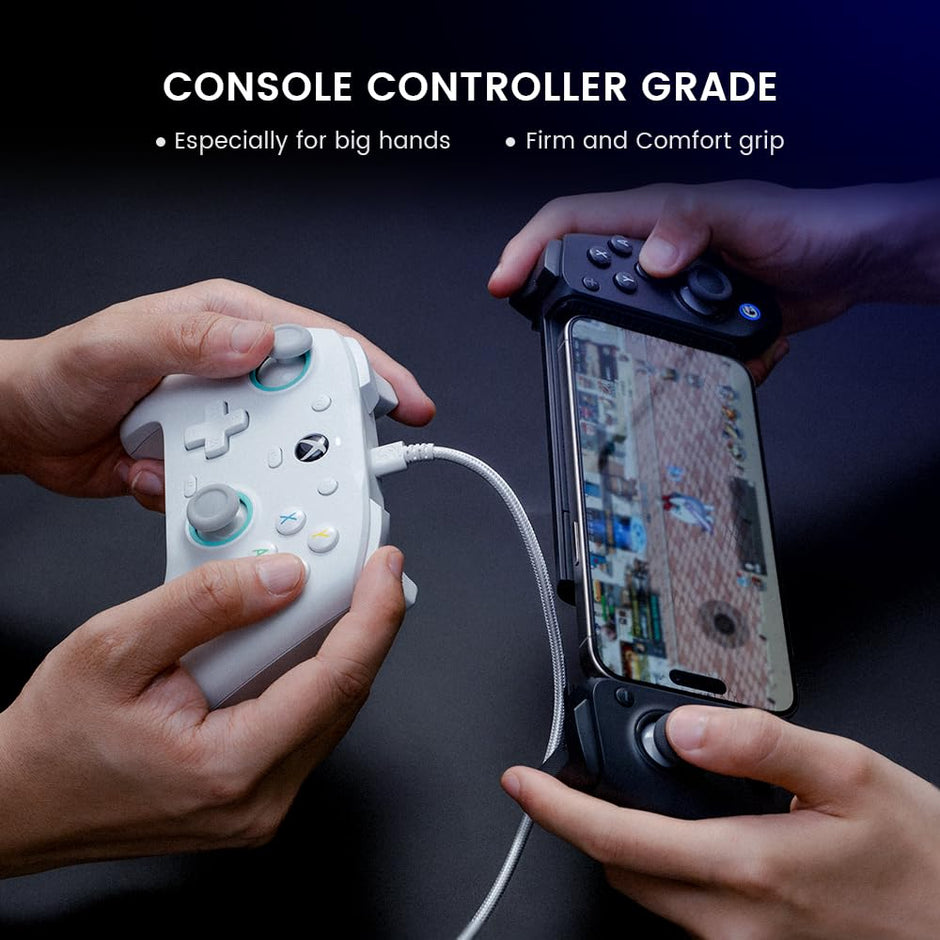 GameSir G8 Plus Bluetooth Mobile Game Controller for Nintendo Switch 1/2, iOS, Android & Tablets, Wireless Gamepad with Hall Effect Joysticks/Hall Trigger