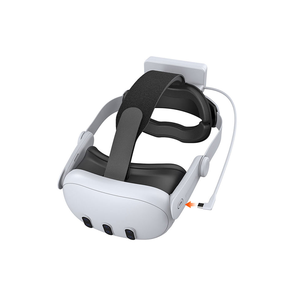 Dobe Adjustable Head Strap & Rechargeable Battery 18500mWh for Meta Quest 3 / Meta Quest 3S TY-3878