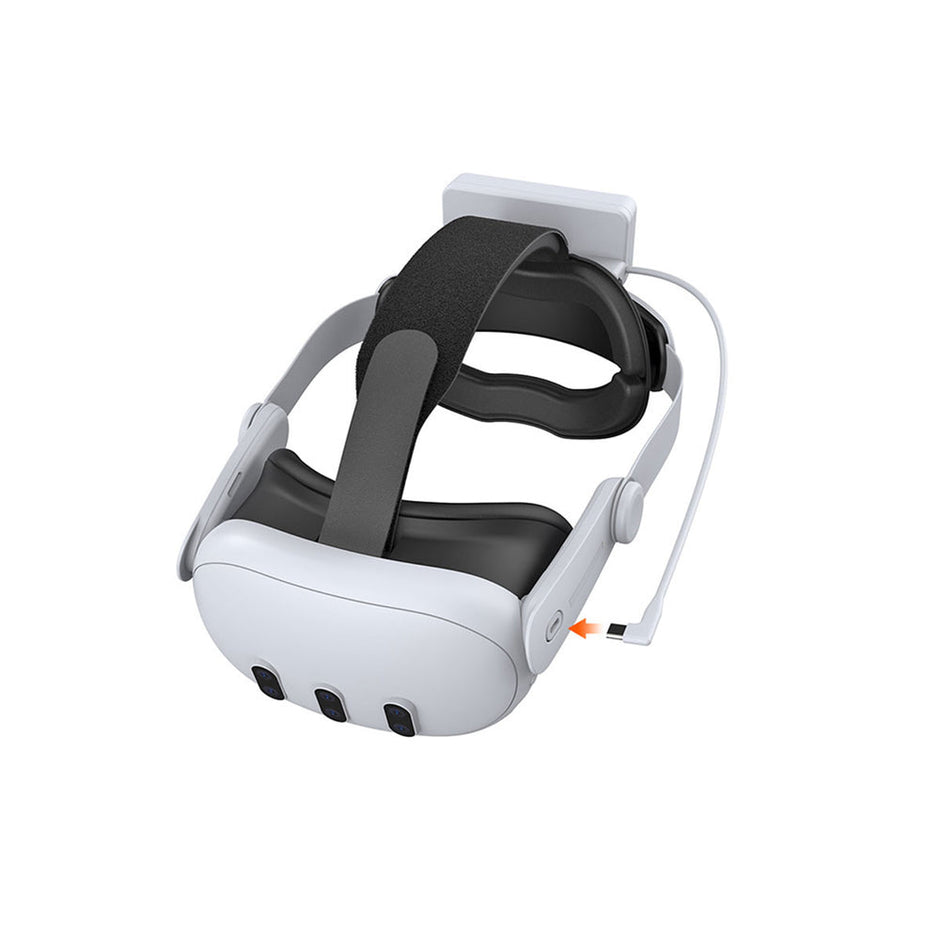 Dobe Adjustable Head Strap & Rechargeable Battery 18500mWh for Meta Quest 3 / Meta Quest 3S TY-3878