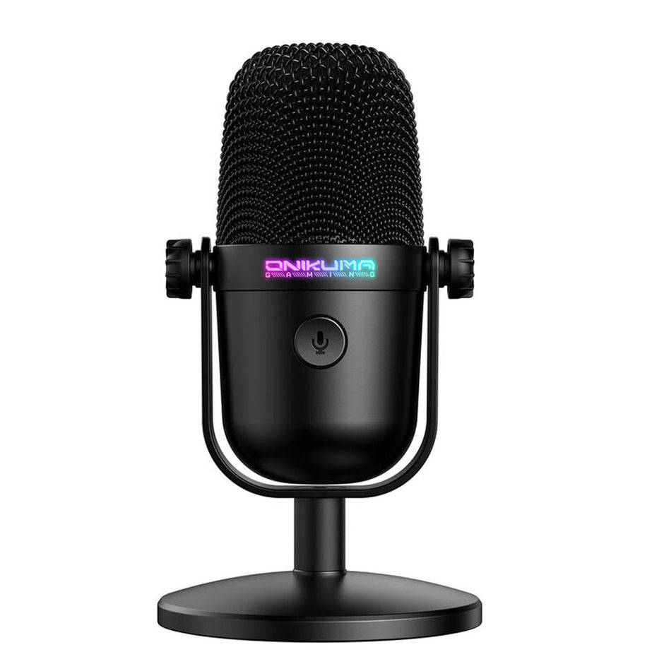 Onikuma M830 Colorful RGB USB Condenser Gaming Microphone
