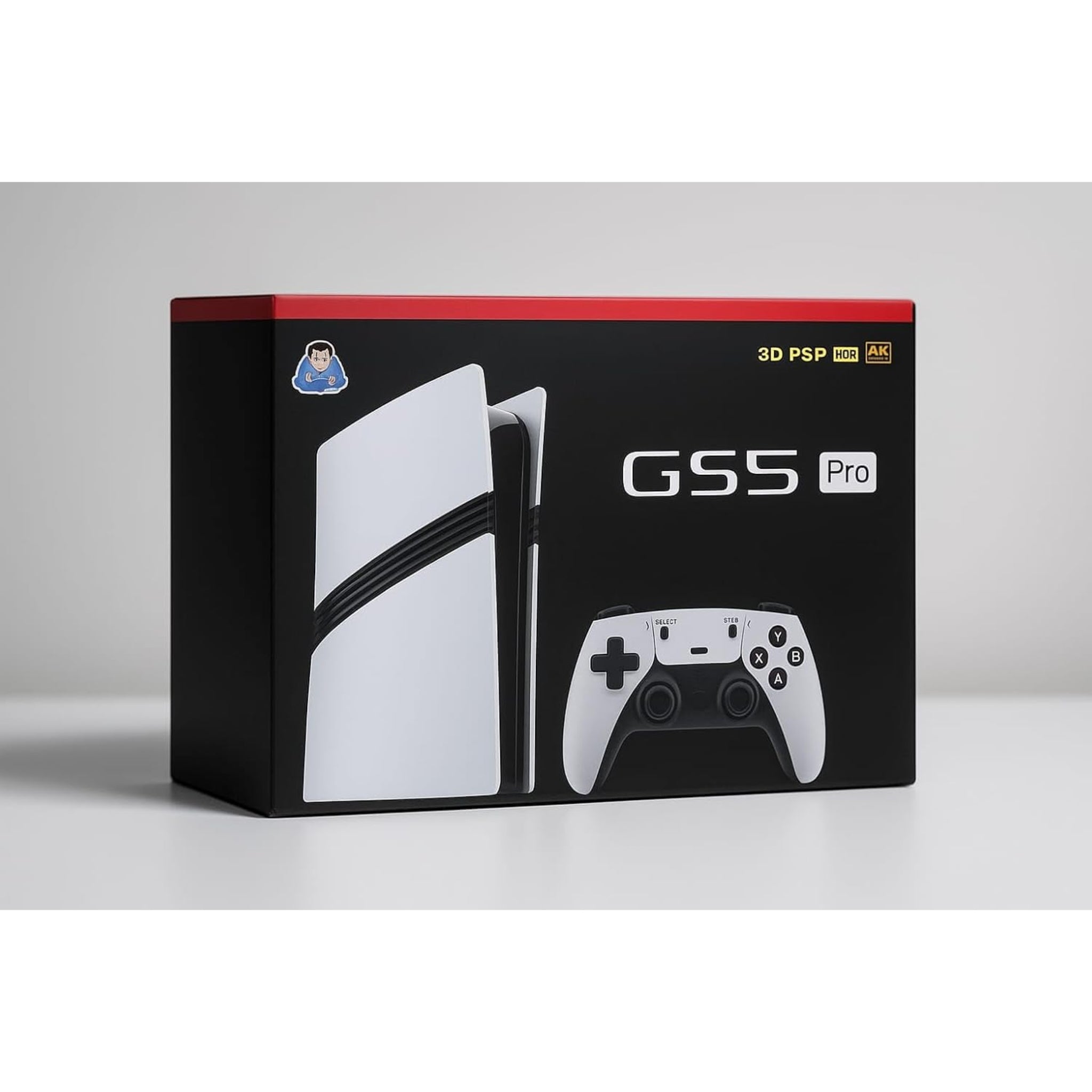 GS5 PRO Retro Game Console 4K Ultra HD with Built-in 30000 + Games &  Gam  | 53 Emulators