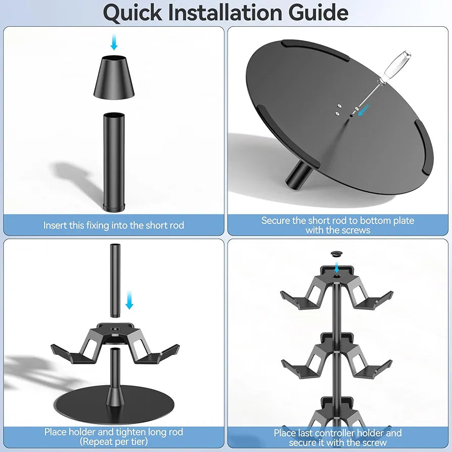 Oivo Universal Desk Stand For Controllers, Headset & Accessories -  4 Tiers
