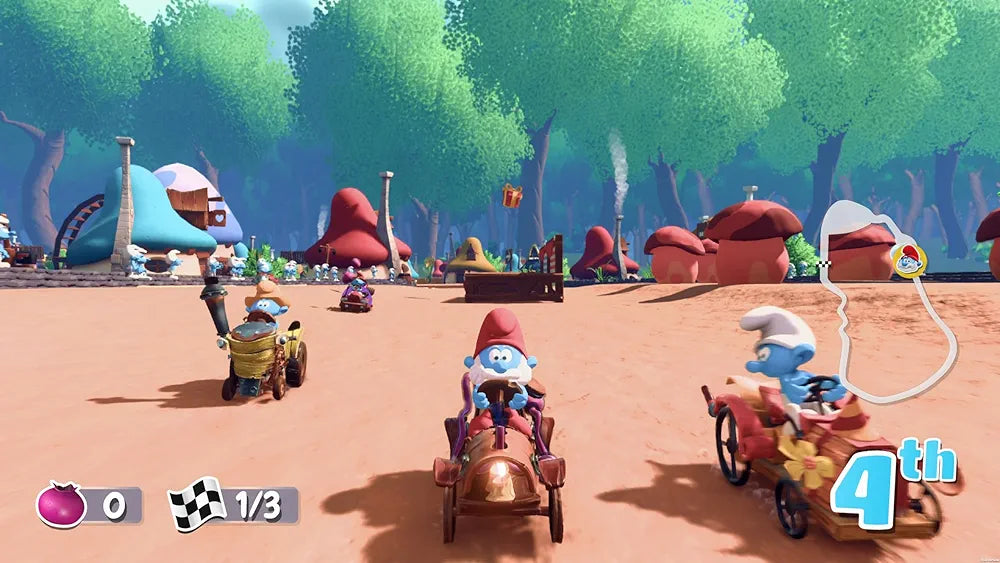 Smurfs 2-In-1 Game Collection: The Smurfs Mission Vileaf and Smurfs Kart - Nintendo Switch