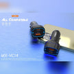 MOXOM PD20W QC3.0 Super Fast Charging Dual Port Type-C Car Charger